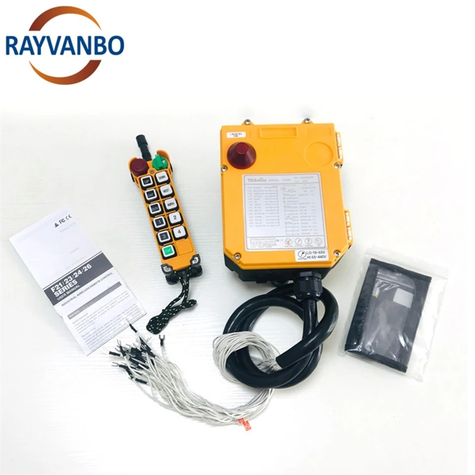 Wireless Industrial F24-10D Radio Double Speed 8 Push Button Remote Control For Crane suppliers